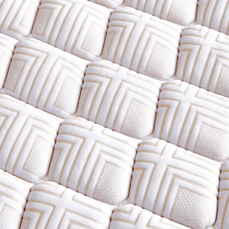 Dreamland Prime 6 Inches Queen Mattress with HR Foam, 150x195cm - White