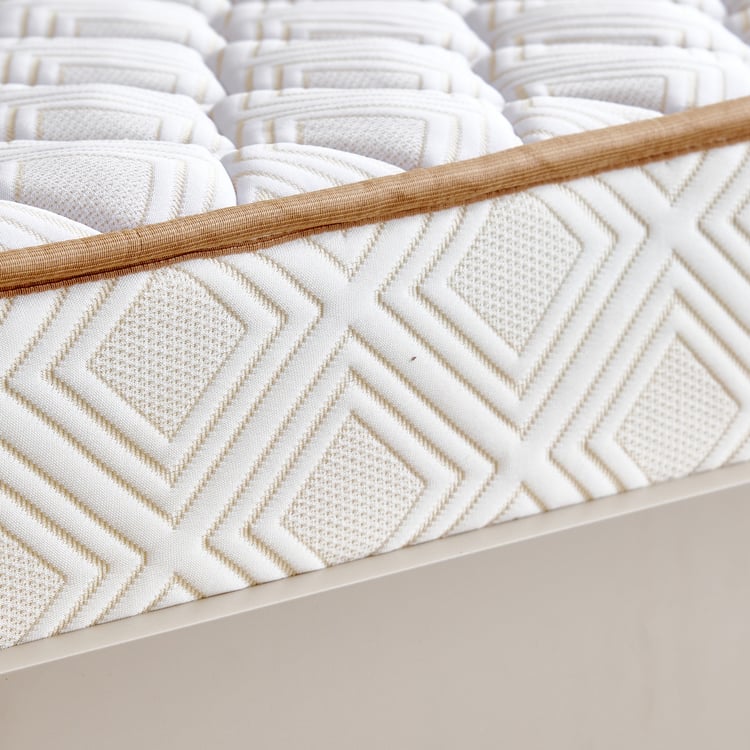 Dreamland Prime 6 Inches Queen Mattress with HR Foam, 150x195cm - White