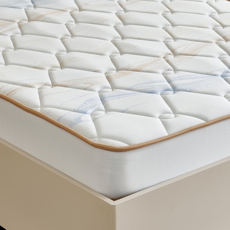Dreamland Prestige 6 Inches Orthopaedic Queen Mattress with HR Foam, 150x195cm - White