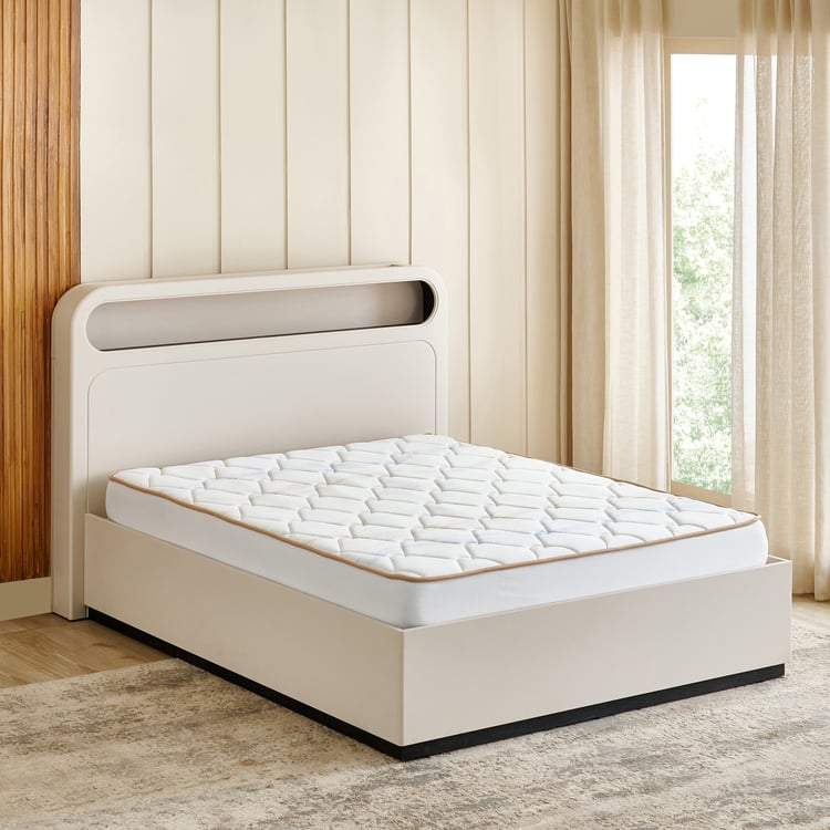 Dreamland Prestige 6 Inches Orthopaedic Queen Mattress with HR Foam, 150x195cm - White