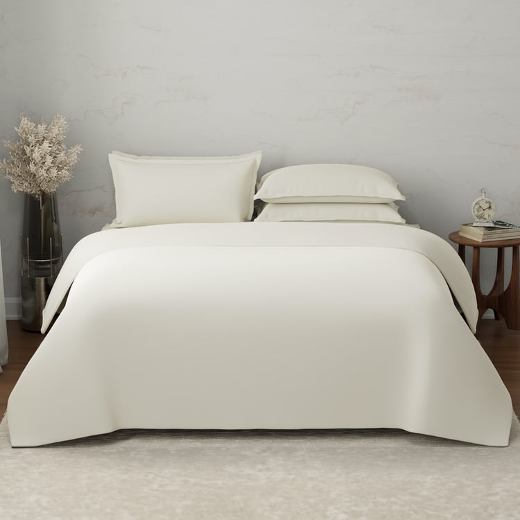 BOUTIQUE LIVING Emblem Cotton 300TC 6Pcs Double Bed-In-A-Bag Set