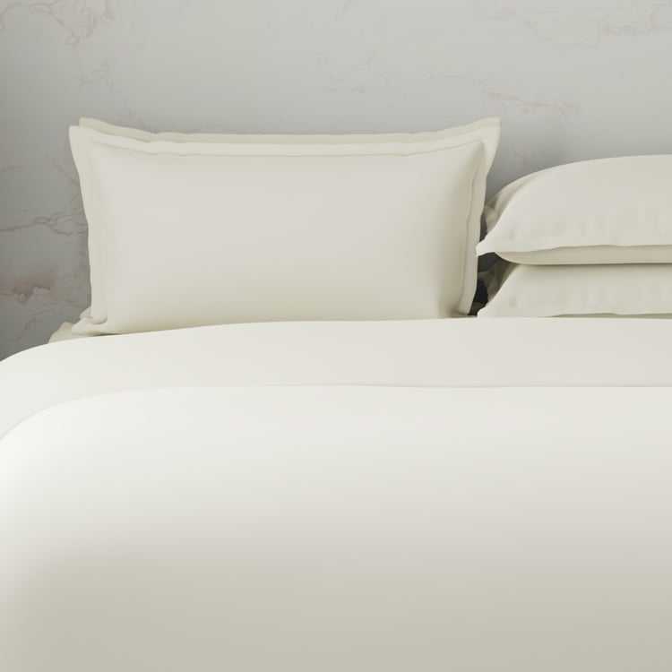 BOUTIQUE LIVING Emblem Cotton 300TC 6Pcs Double Bed-In-A-Bag Set