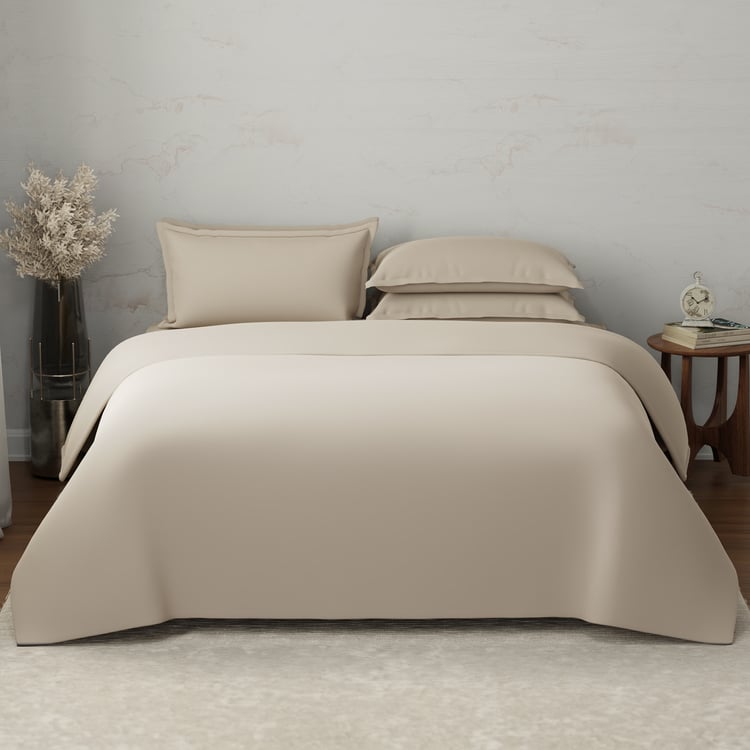 BOUTIQUE LIVING Emblem Cotton 300TC 6Pcs Double Bed-In-A-Bag Set