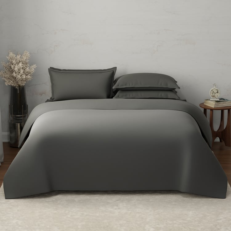 BOUTIQUE LIVING Emblem Cotton 300TC 6Pcs Double Bed-In-A-Bag Set