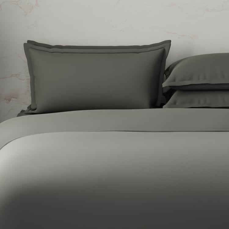 BOUTIQUE LIVING Emblem Cotton 300TC 6Pcs Double Bed-In-A-Bag Set