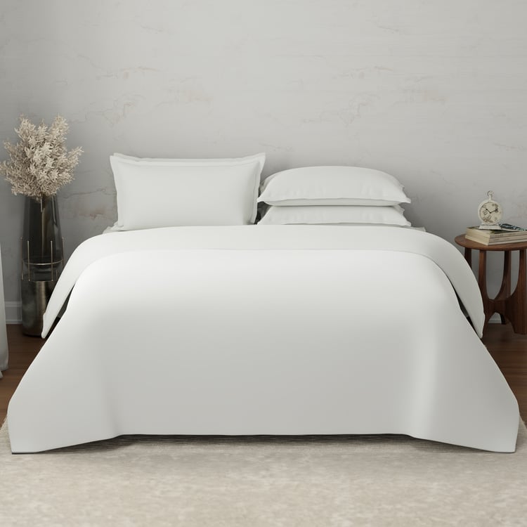 BOUTIQUE LIVING Emblem Cotton 300TC 6Pcs Double Bed-In-A-Bag Set