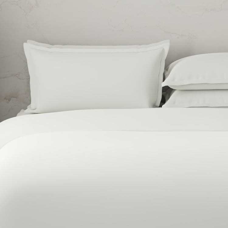 BOUTIQUE LIVING Emblem Cotton 300TC 6Pcs Double Bed-In-A-Bag Set