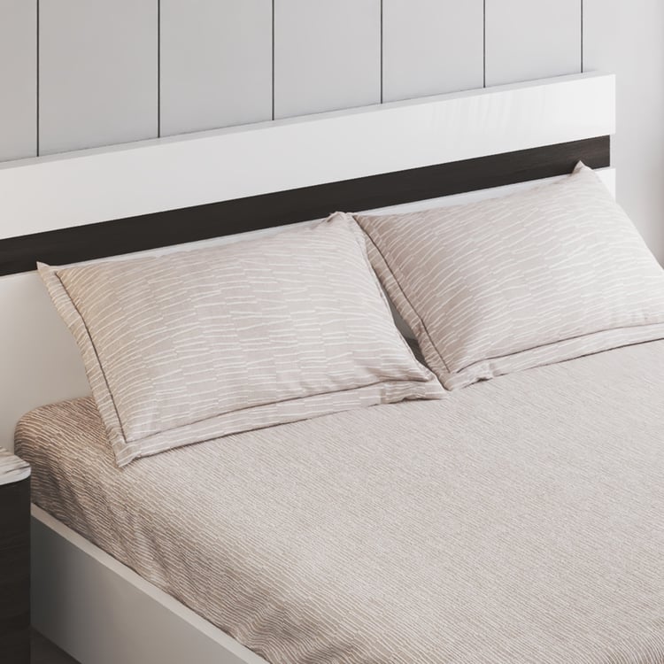 Nesta Cotton 180TC 3Pcs King Fitted Bedsheet Set