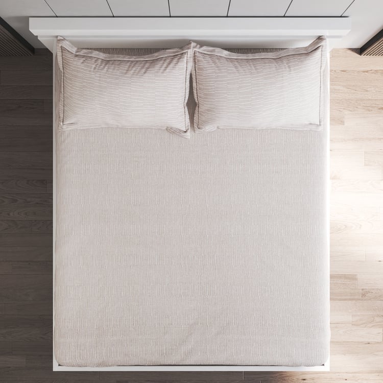 Nesta Cotton 180TC 3Pcs King Fitted Bedsheet Set