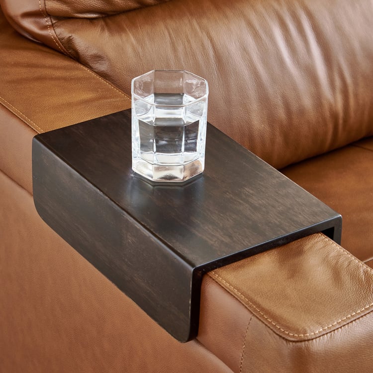 Colmar Half Leather 3-Seater Sofa - Tan