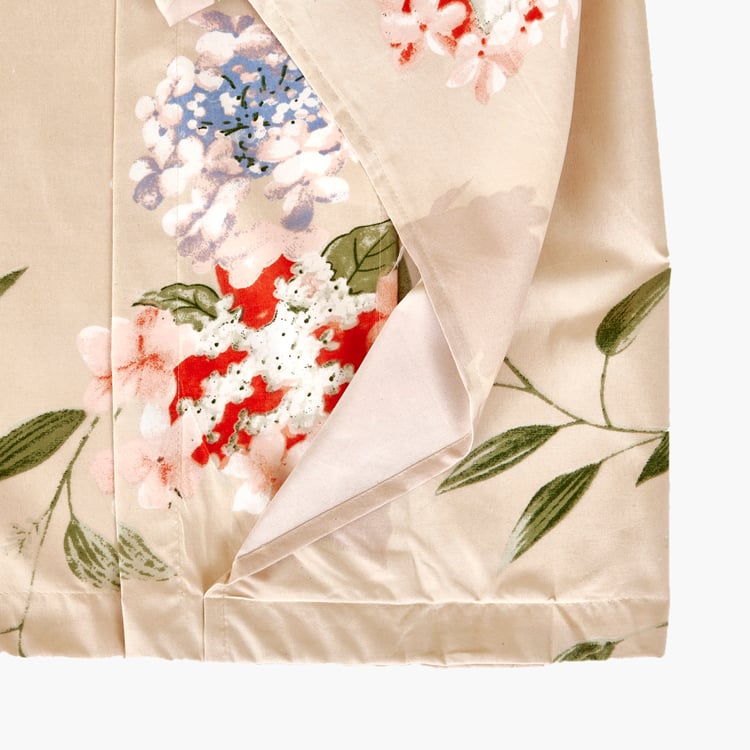 Corsica Microfibre Floral Print 3Pcs Queen Bedsheet Set