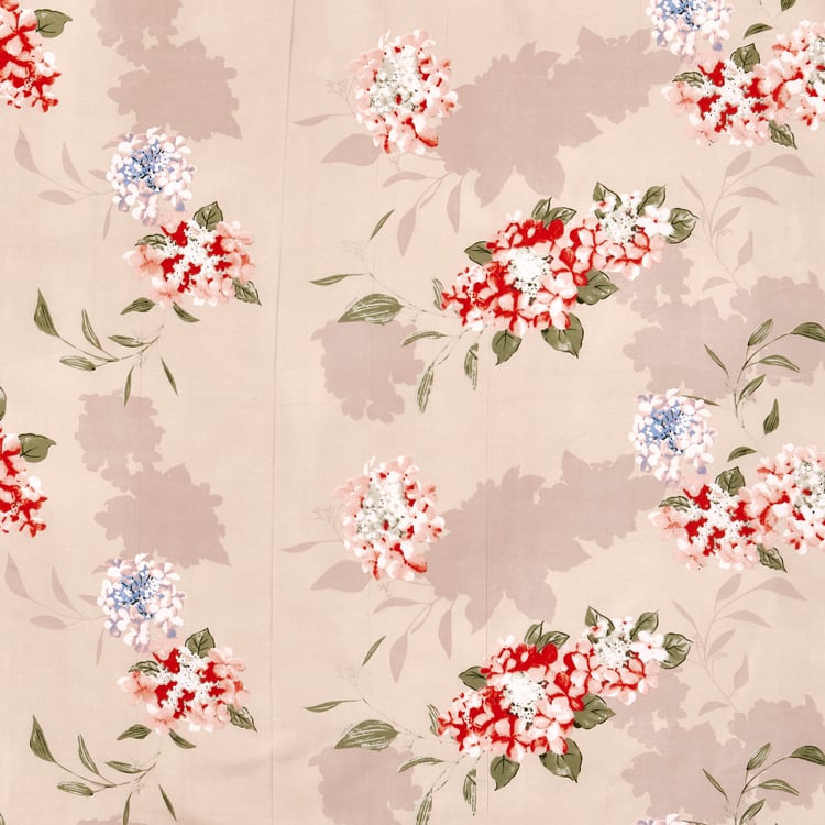 Corsica Microfibre Floral Print 3Pcs Queen Bedsheet Set