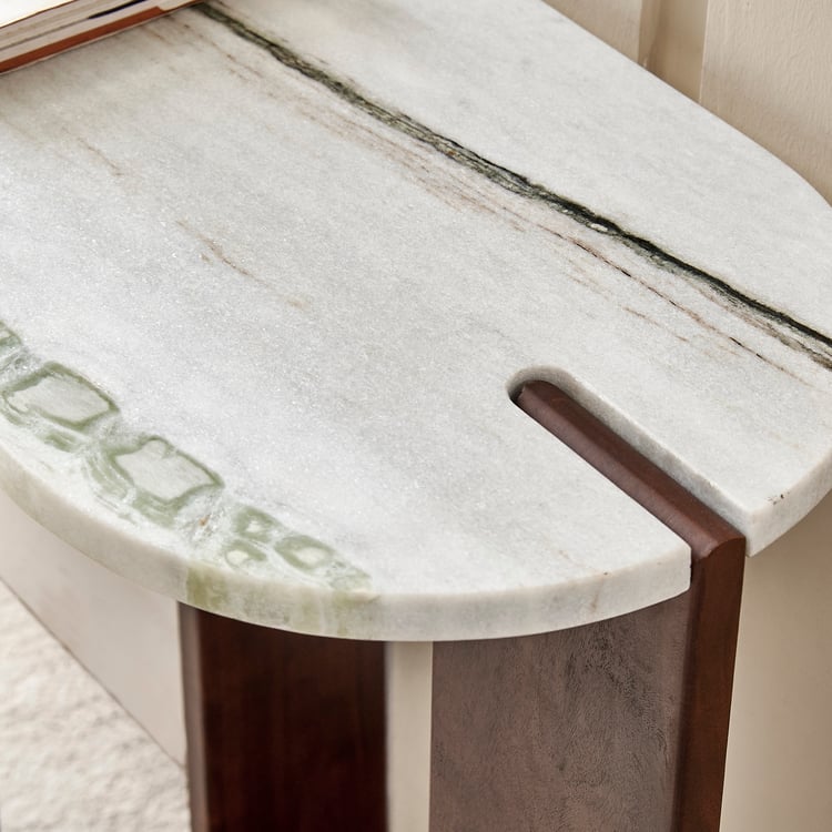Dali Marble Top Console Table - White