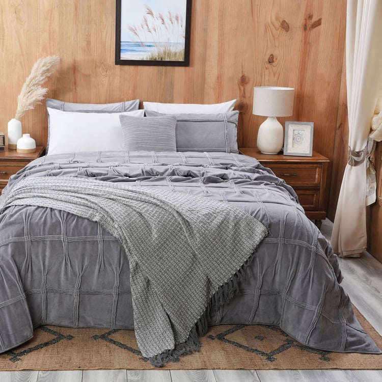 MASPAR Rurban Opulence Cotton 9Pcs Double Bed-In-A-Bag Set