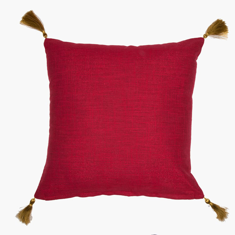 MASPAR Tasselled Cushion Cover - 40x40cm