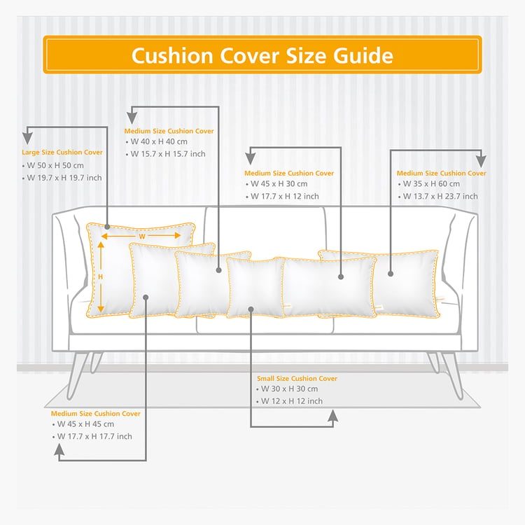 MASPAR Tasselled Cushion Cover - 40x40cm