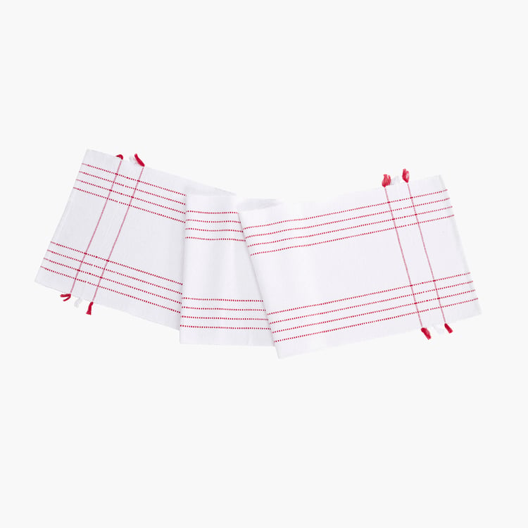 MASPAR Cotton Embroidered Table Runner