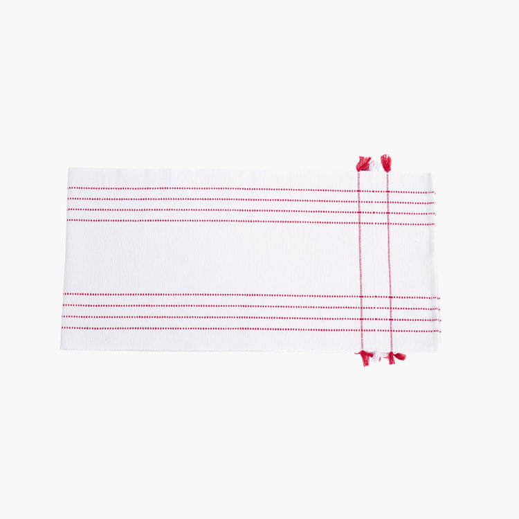 MASPAR Cotton Embroidered Table Runner
