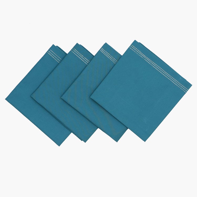 MASPAR Dazzle 6Pcs Satin Table Runner and Napkins Set