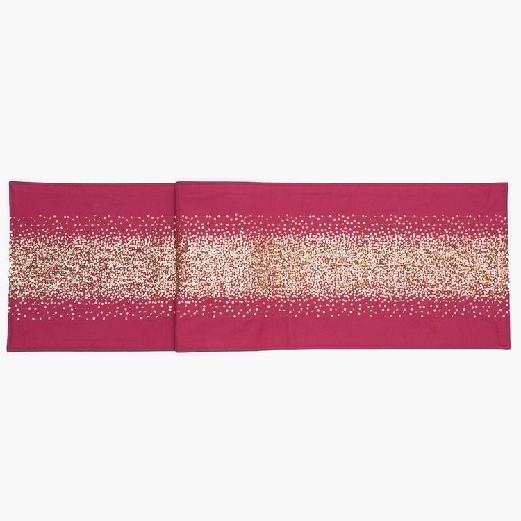 MASPAR Dazzle 6Pcs Sequinned Table Runner and Napkins Set