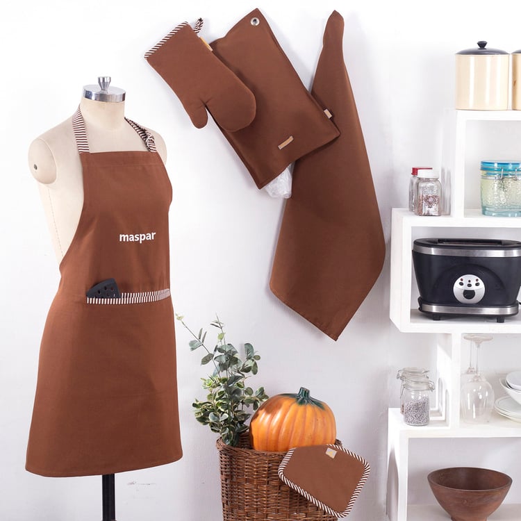 MASPAR 5Pcs Cotton Kitchen Linen Set