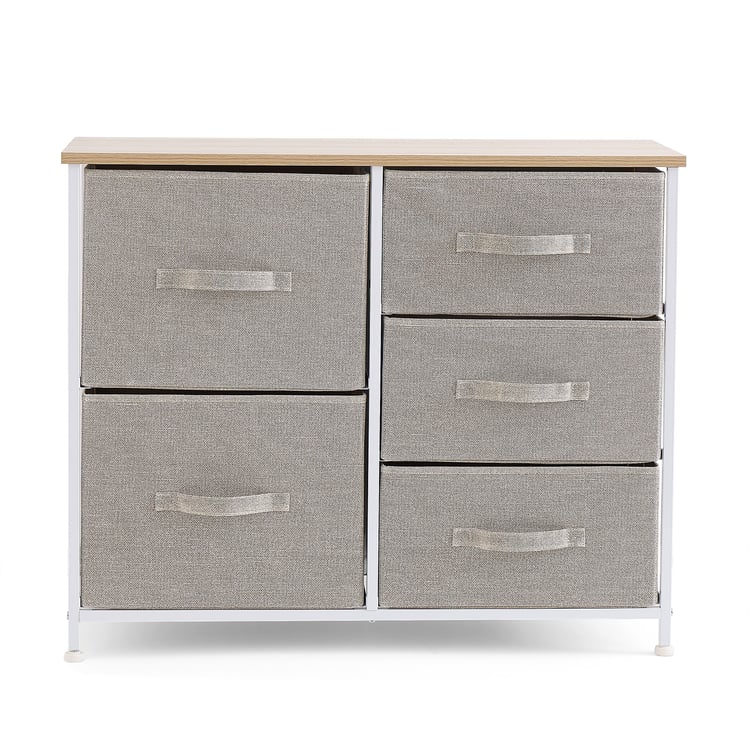 Corsica Jordan Polypropylene 5 Drawer Storage Chest