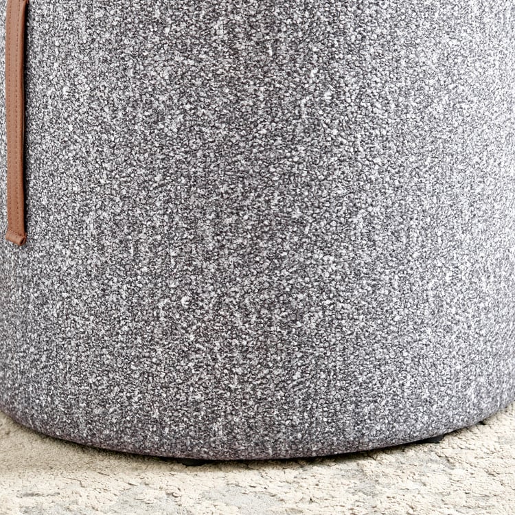 Livy Fabric Ottoman - Grey