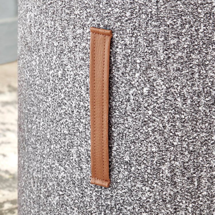 Livy Fabric Ottoman - Grey