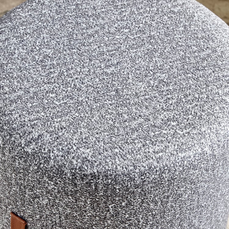 Livy Fabric Ottoman - Grey