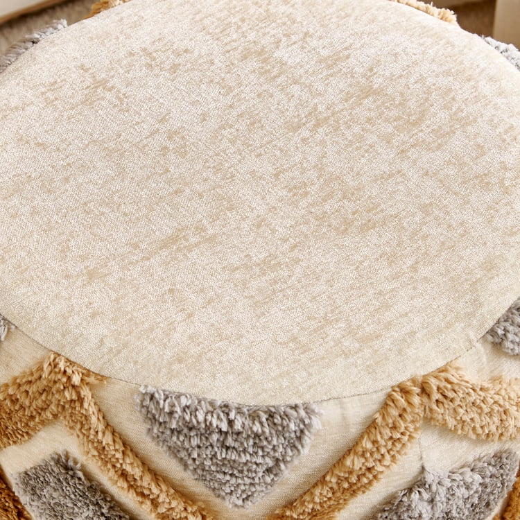 Lotus NXT Fabric Ottoman - Beige