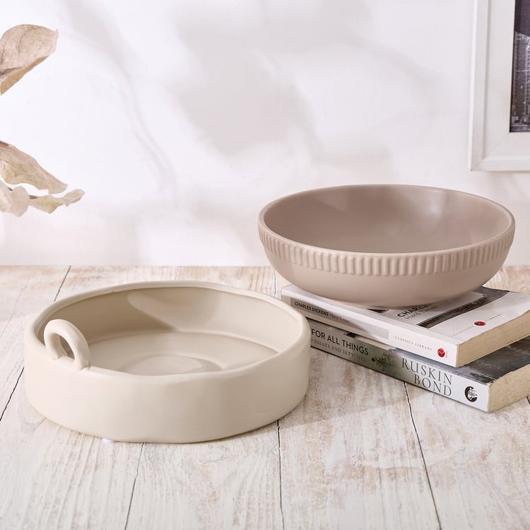 Nesta Arte Ceramic Decorative Bowl with Knot