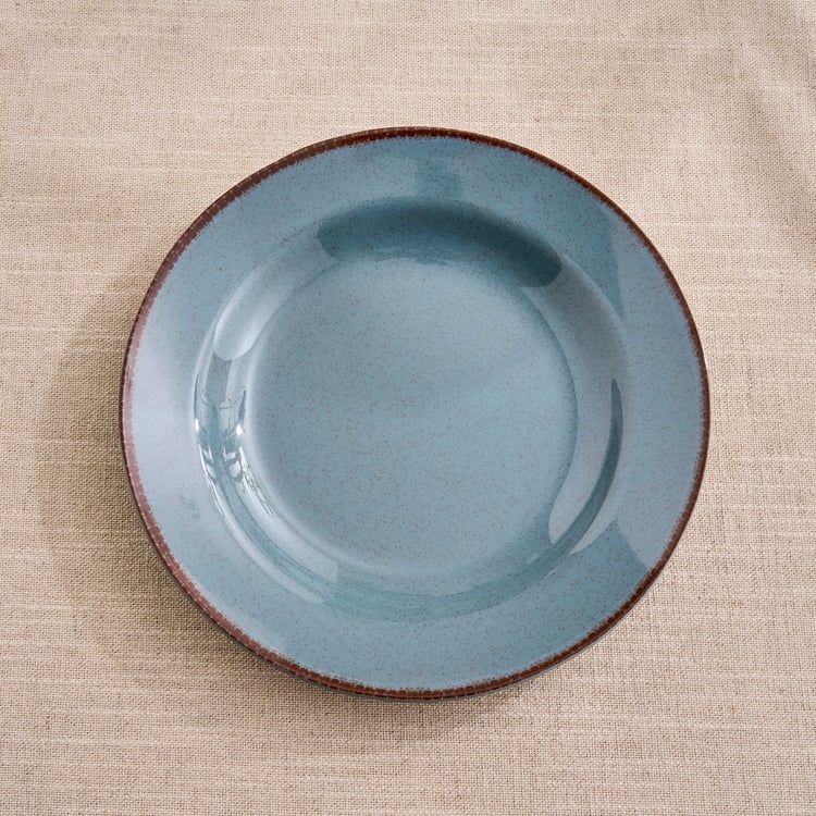 Meadows Plato Melamine Printed Pasta Plate - 22.5x3.5cm
