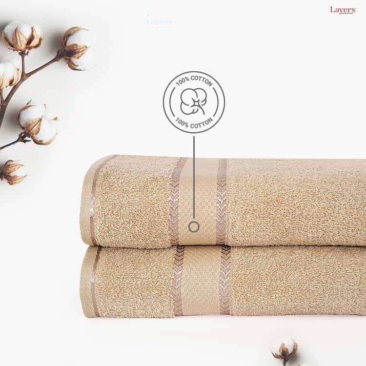LAYERS Everfresh Set of 2 Cotton Bath Towels - 140x70cm