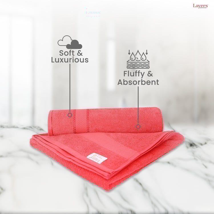 LAYERS Everfresh Set of 2 Cotton Bath Towels - 140x70cm