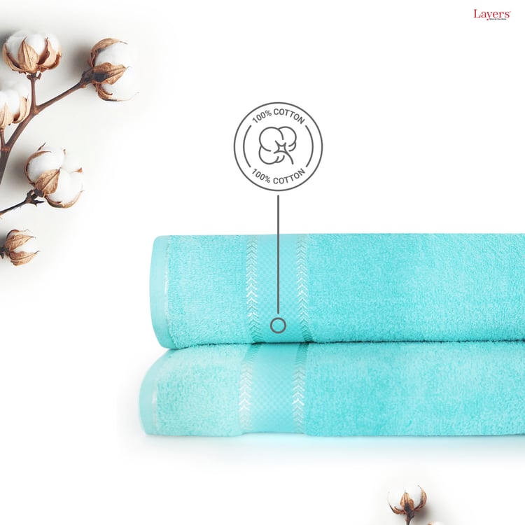 LAYERS Everfresh Set of 2 Cotton Bath Towels - 140x70cm
