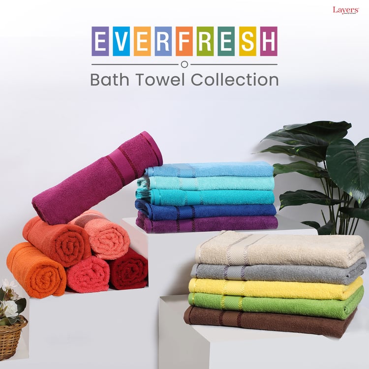 LAYERS Everfresh Set of 2 Cotton Bath Towels - 140x70cm