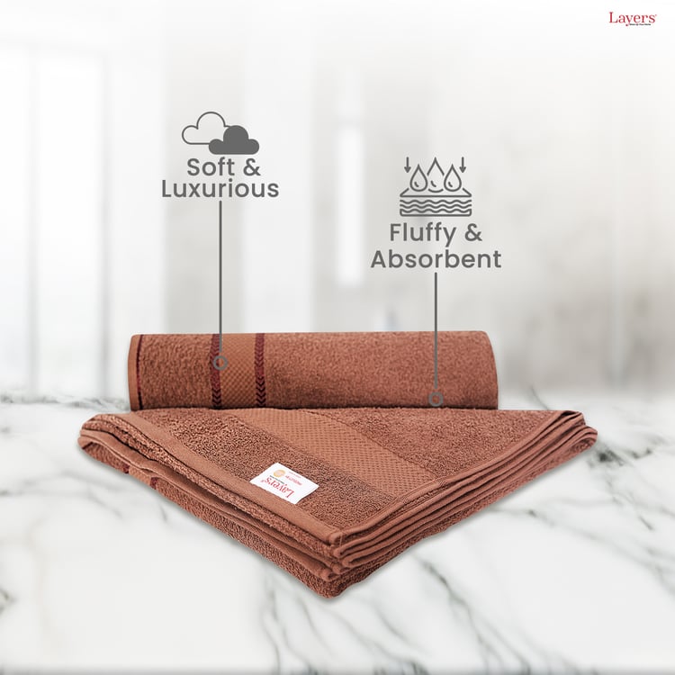 LAYERS Everfresh Set of 2 Cotton Bath Towels - 140x70cm