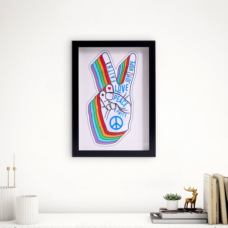 Corsica Spectrum Framed Wall Art - 35x25cm