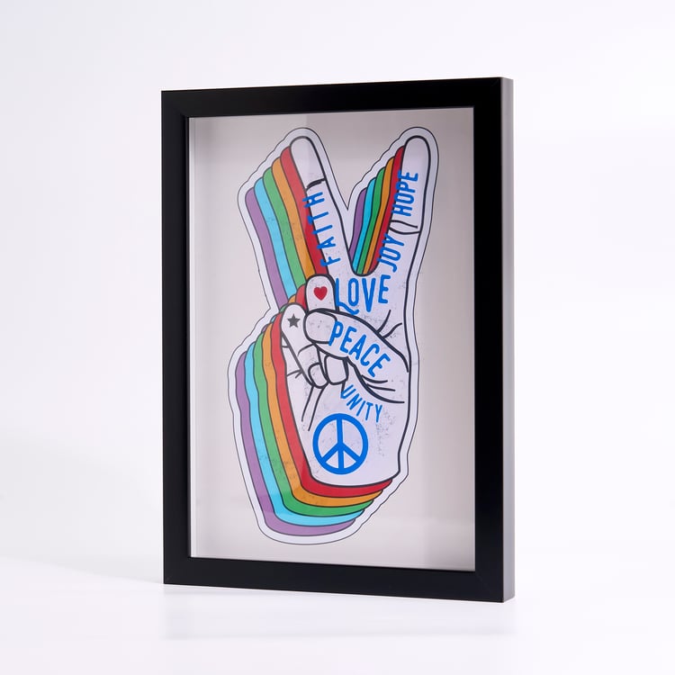 Corsica Spectrum Framed Wall Art - 35x25cm