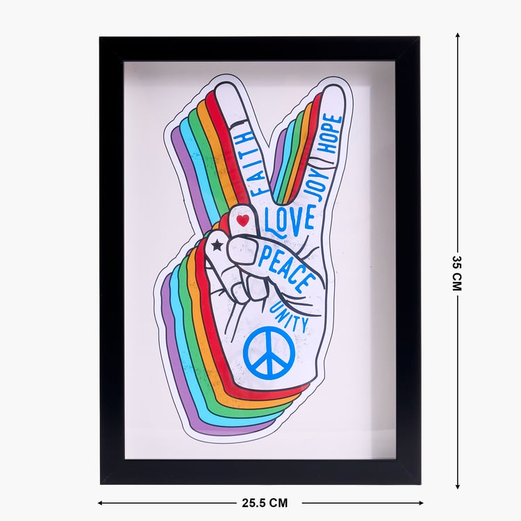 Corsica Spectrum Framed Wall Art - 35x25cm