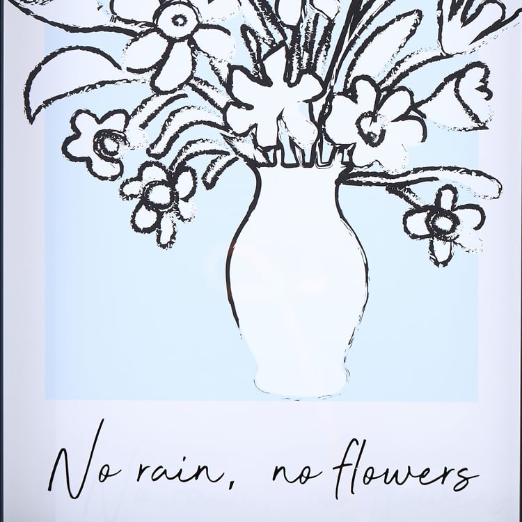 Corsica Spectrum Vase with Flowers Picture Frame - 25x35cm
