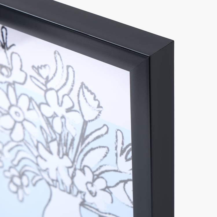 Corsica Spectrum Vase with Flowers Picture Frame - 25x35cm