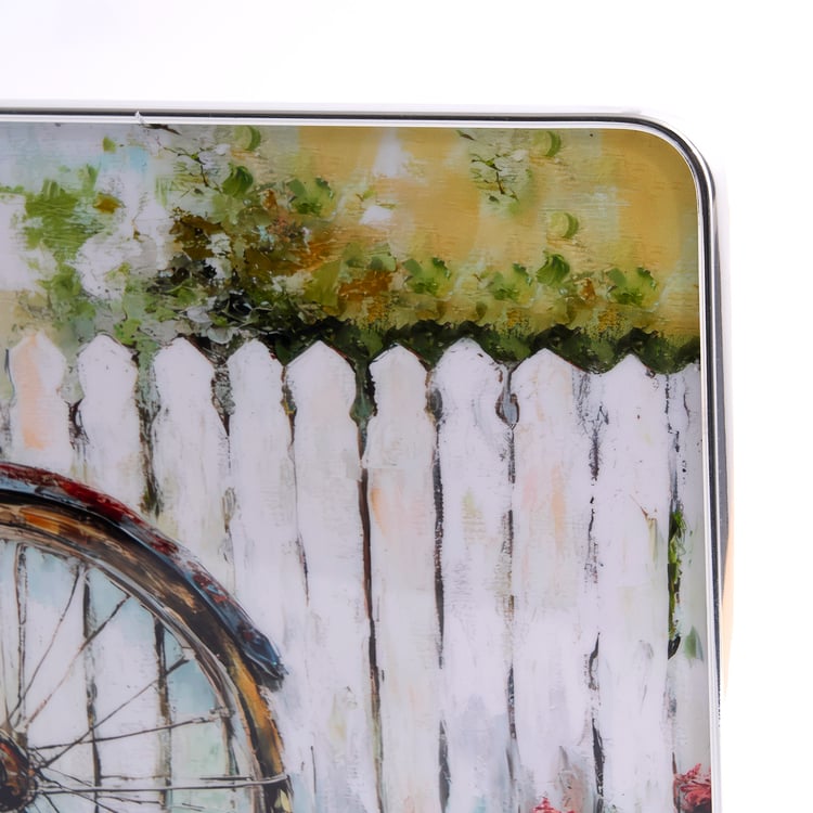 Corsica Aura Wooden Bicycle Crystal Painting Picture Frame - 60x20cm
