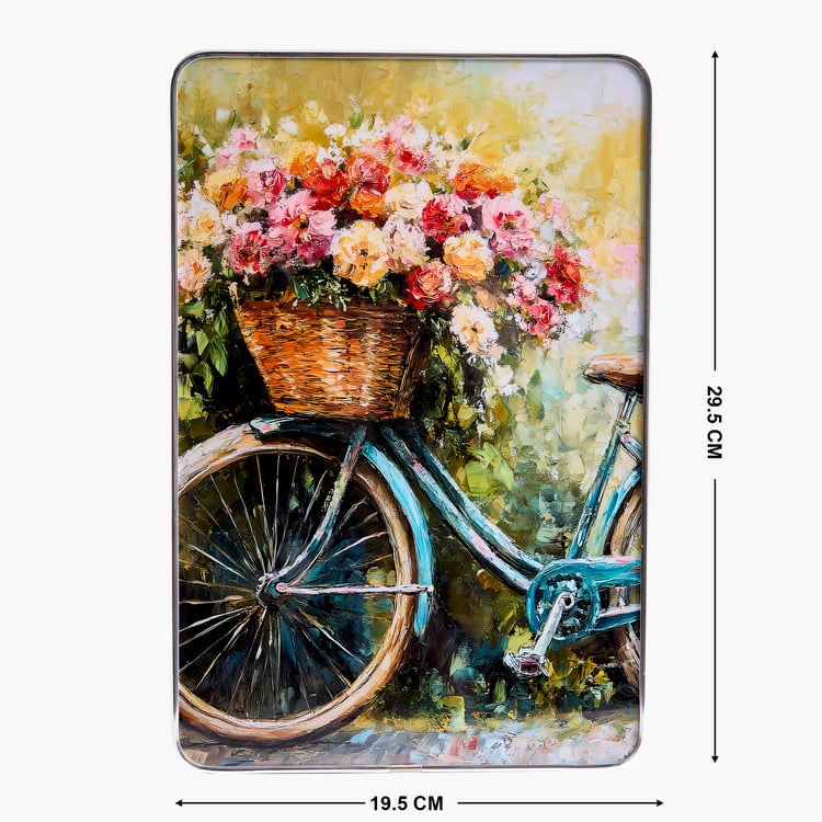 Corsica Aura Bicycle Crystal Painting Picture Frame - 19.5x29.5cm