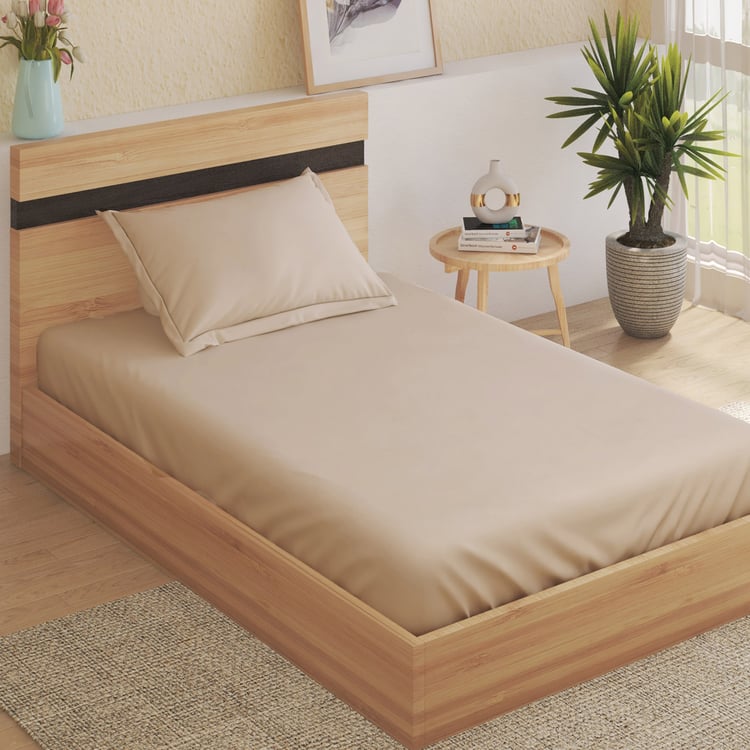 Earthbound Bloom Cotton 180TC 2Pcs Single Bedsheet Set