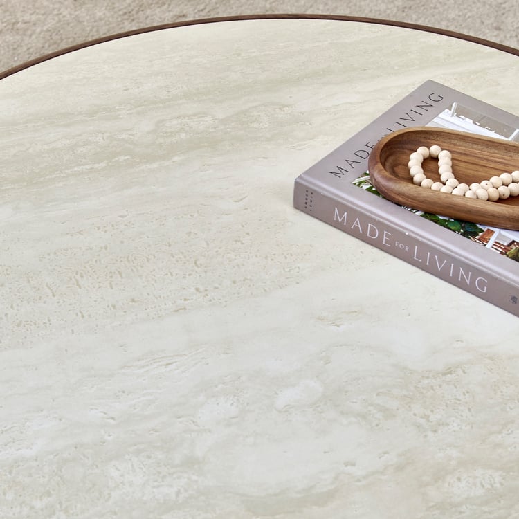 Ramona Sintered Stone Top Coffee Table - Walnut