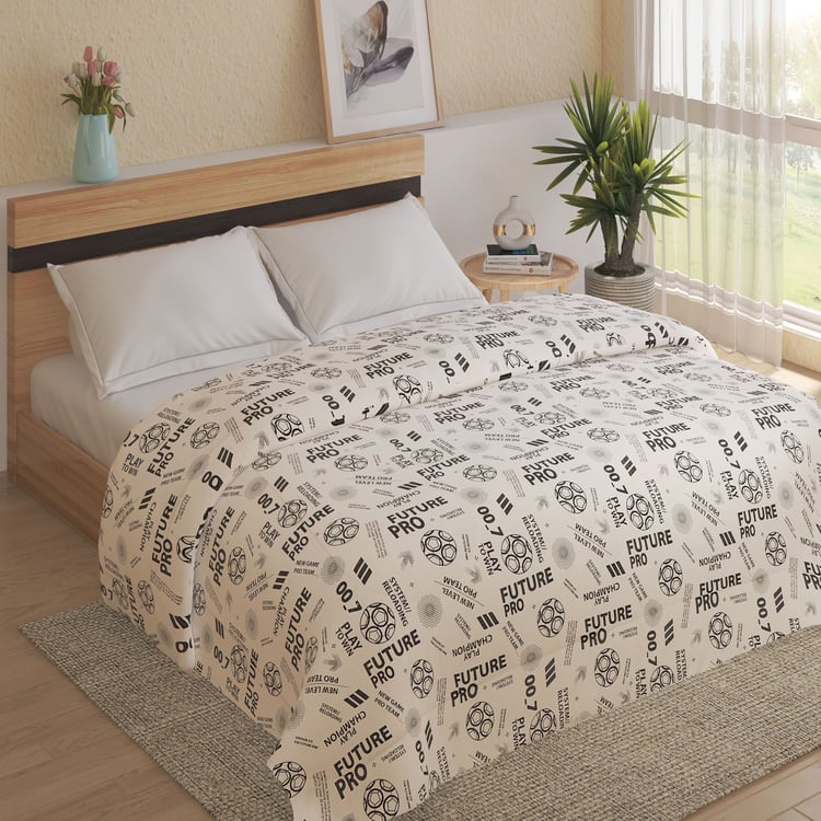 Slate Kids Cotton Future Pro Print Reversible Double Comforter