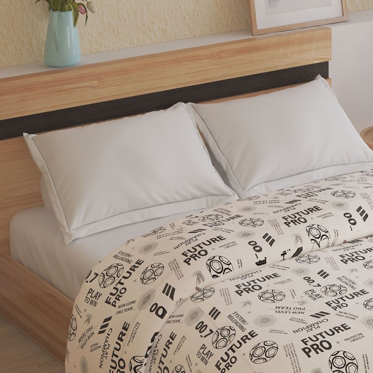 Slate Kids Cotton Future Pro Print Reversible Double Comforter