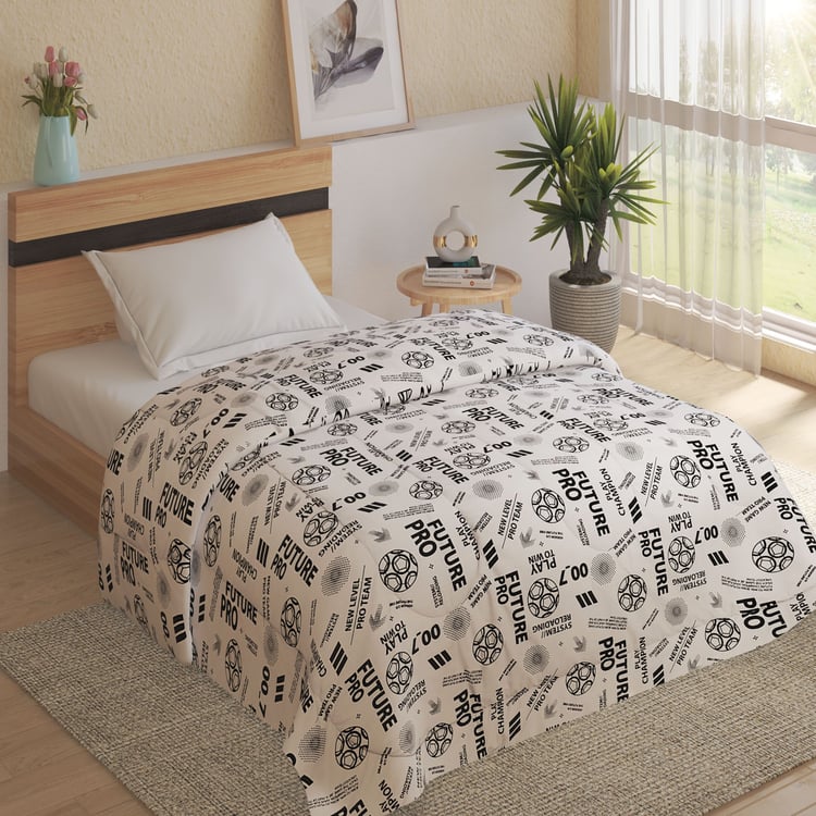 Slate Kids Cotton Printed Reversible Single Comforter