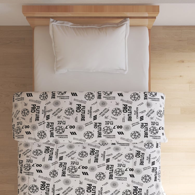 Slate Kids Cotton Printed Reversible Single Comforter